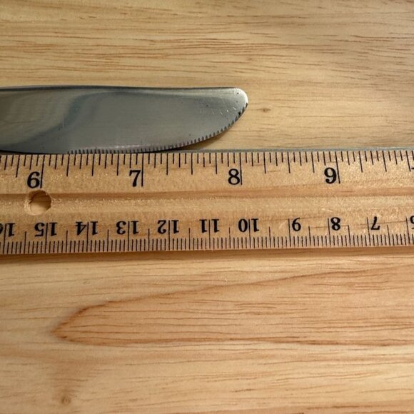 Vtg International INS154 Knives Solid Roses Set Of 5 Stainless Flatware Floral - Picture 11 of 11